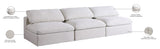 Serene Deluxe Comfort Modular Sofa with Soft Textured Fabric and Overstuffed Feather Cushions