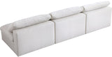 Serene Deluxe Comfort Modular Sofa with Soft Textured Fabric and Overstuffed Feather Cushions