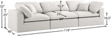 Serene Modular Sofa - Luxurious Cloud-Like Comfort with Soft Textured Fabric and Custom Configurations