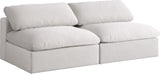 Serene Deluxe Comfort Modular Sofa with Soft Textured Fabric and Overstuffed Feather Cushions