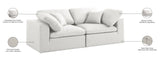 Serene Modular Sofa - Luxurious Cloud-Like Comfort with Soft Textured Fabric and Custom Configurations