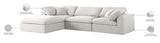 Serene Modular Sectional Sofa: Luxurious Black Linen Fabric & Plush Comfort for Modern Living Spaces