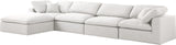 Serene Modular Sectional Sofa: Luxurious Black Linen Fabric & Plush Comfort for Modern Living Spaces