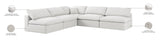 Serene Modular Sectional Sofa: Luxurious Black Linen Fabric & Plush Comfort for Modern Living Spaces