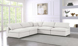 Serene Modular Sectional Sofa: Luxurious Black Linen Fabric & Plush Comfort for Modern Living Spaces