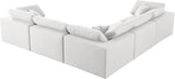 Serene Modular Sectional Sofa: Luxurious Black Linen Fabric & Plush Comfort for Modern Living Spaces