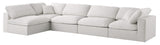 Serene Modular Sectional Sofa: Luxurious Black Linen Fabric & Plush Comfort for Modern Living Spaces