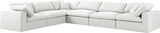 Serene Modular Sectional Sofa: Luxurious Black Linen Fabric & Plush Comfort for Modern Living Spaces