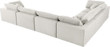 Serene Modular Sectional Sofa: Luxurious Black Linen Fabric & Plush Comfort for Modern Living Spaces