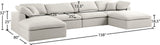 Serene Modular Sectional Sofa: Luxurious Black Linen Fabric & Plush Comfort for Modern Living Spaces