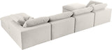 Serene Modular Sectional Sofa: Luxurious Black Linen Fabric & Plush Comfort for Modern Living Spaces