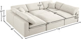Serene Modular Sectional Sofa: Luxurious Black Linen Fabric & Plush Comfort for Modern Living Spaces