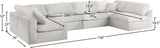 Serene Modular Sectional Sofa: Luxurious Black Linen Fabric & Plush Comfort for Modern Living Spaces
