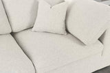 Serene Modular Sectional Sofa: Luxurious Black Linen Fabric & Plush Comfort for Modern Living Spaces