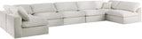 Serene Modular Sectional Sofa: Luxurious Black Linen Fabric & Plush Comfort for Modern Living Spaces