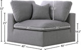 Serene Modular Corner Chair with Cloud-Like Comfort, Soft Cushions & Contemporary Design for Relaxation