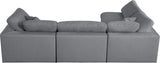 Serene Modular Sectional with Soft Black Linen Fabric and Cloud-Like Comfort for Stylish Living