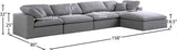 Serene Modular Sectional with Soft Black Linen Fabric and Cloud-Like Comfort for Stylish Living