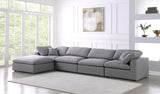 Serene Modular Sectional with Soft Black Linen Fabric and Cloud-Like Comfort for Stylish Living