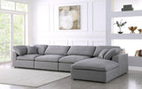 Serene Modular Sectional with Soft Black Linen Fabric and Cloud-Like Comfort for Stylish Living