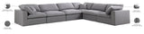 Serene Modular Sectional with Soft Black Linen Fabric and Cloud-Like Comfort for Stylish Living
