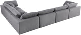 Serene Modular Sectional with Soft Black Linen Fabric and Cloud-Like Comfort for Stylish Living