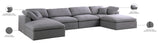 Serene Modular Sectional with Soft Black Linen Fabric and Cloud-Like Comfort for Stylish Living
