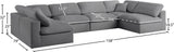 Serene Modular Sectional with Soft Black Linen Fabric and Cloud-Like Comfort for Stylish Living
