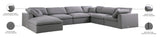 Serene Modular Sectional with Soft Black Linen Fabric and Cloud-Like Comfort for Stylish Living