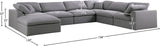 Serene Modular Sectional with Soft Black Linen Fabric and Cloud-Like Comfort for Stylish Living