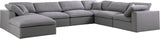Serene Modular Sectional with Soft Black Linen Fabric and Cloud-Like Comfort for Stylish Living