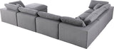 Serene Modular Sectional with Soft Black Linen Fabric and Cloud-Like Comfort for Stylish Living