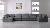 Serene Modular Sectional with Soft Black Linen Fabric and Cloud-Like Comfort for Stylish Living