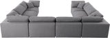 Serene Modular Sectional with Soft Black Linen Fabric and Cloud-Like Comfort for Stylish Living