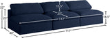 Serene Deluxe Comfort Modular Sofa with Soft Textured Fabric and Overstuffed Feather Cushions