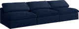 Serene Deluxe Comfort Modular Sofa with Soft Textured Fabric and Overstuffed Feather Cushions