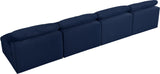 Serene Deluxe Comfort Modular Sofa with Soft Textured Fabric and Overstuffed Feather Cushions