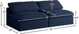 Serene Deluxe Comfort Modular Sofa with Soft Textured Fabric and Overstuffed Feather Cushions