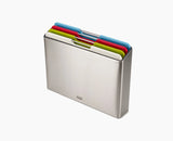 Folio™ Steel 4-piece Multicolour Chopping Board Set