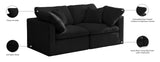 Plush Modular Sofa - Luxurious Cloud-Like Comfort with Soft Overstuffed Cushions for Relaxation