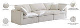 Plush Modular Sofa - Luxurious Cloud-Like Comfort with Soft Overstuffed Cushions for Relaxation