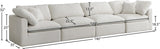 Plush Modular Sofa - Luxurious Cloud-Like Comfort with Soft Overstuffed Cushions for Relaxation