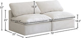Plush Modular Sofa - Luxurious Cloud-Like Comfort with Soft Overstuffed Cushions for Relaxation
