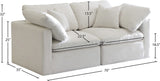 Plush Modular Sofa - Luxurious Cloud-Like Comfort with Soft Overstuffed Cushions for Relaxation