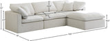 Plush Velvet Modular Sectional Sofa - Luxurious Cloud-Like Comfort with Customizable Configurations