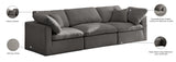 Plush Modular Sofa - Luxurious Cloud-Like Comfort with Soft Overstuffed Cushions for Relaxation