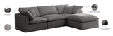 Plush Velvet Modular Sectional Sofa - Cloud-Like Comfort with Overstuffed Cushions & Custom Style