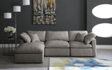 Plush Velvet Modular Sectional Sofa - Cloud-Like Comfort with Overstuffed Cushions & Custom Style