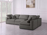 Plush Velvet Modular Sectional Sofa - Cloud-Like Comfort with Overstuffed Cushions & Custom Style