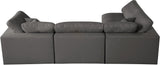 Plush Velvet Modular Sectional Sofa - Cloud-Like Comfort with Overstuffed Cushions & Custom Style